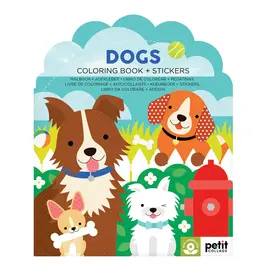 Raincoast Books Dogs Coloring Book & Stickers