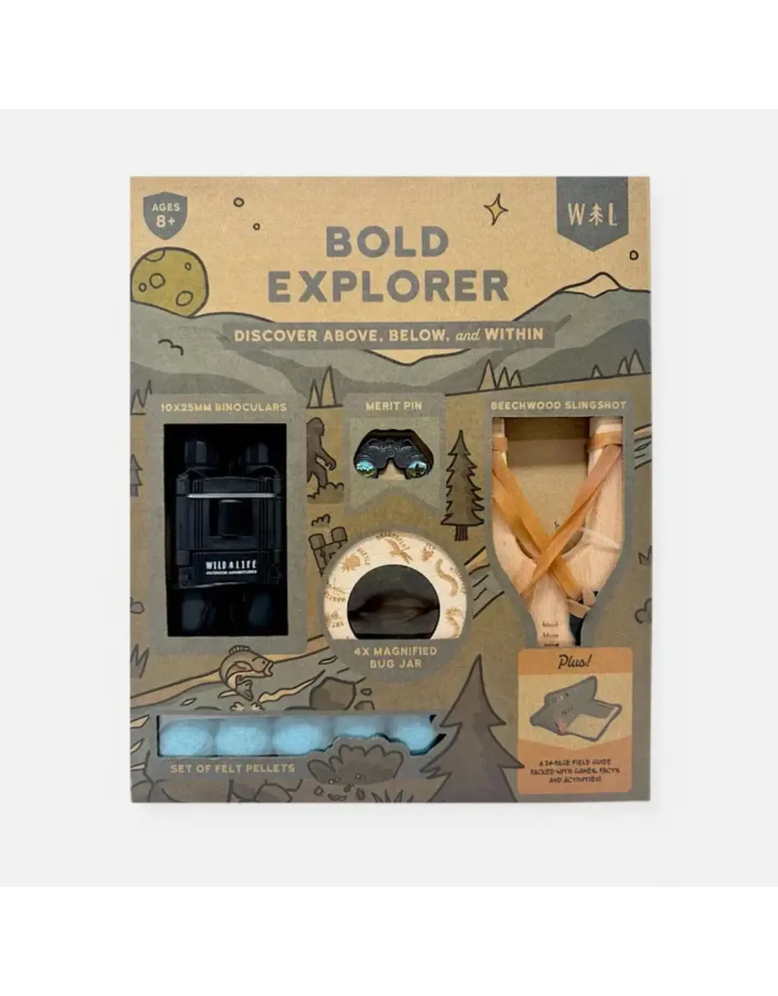 Wild Life Outdoor Adventures Kids Outdoor Adventure Kit Explorer STEM Nature Set
