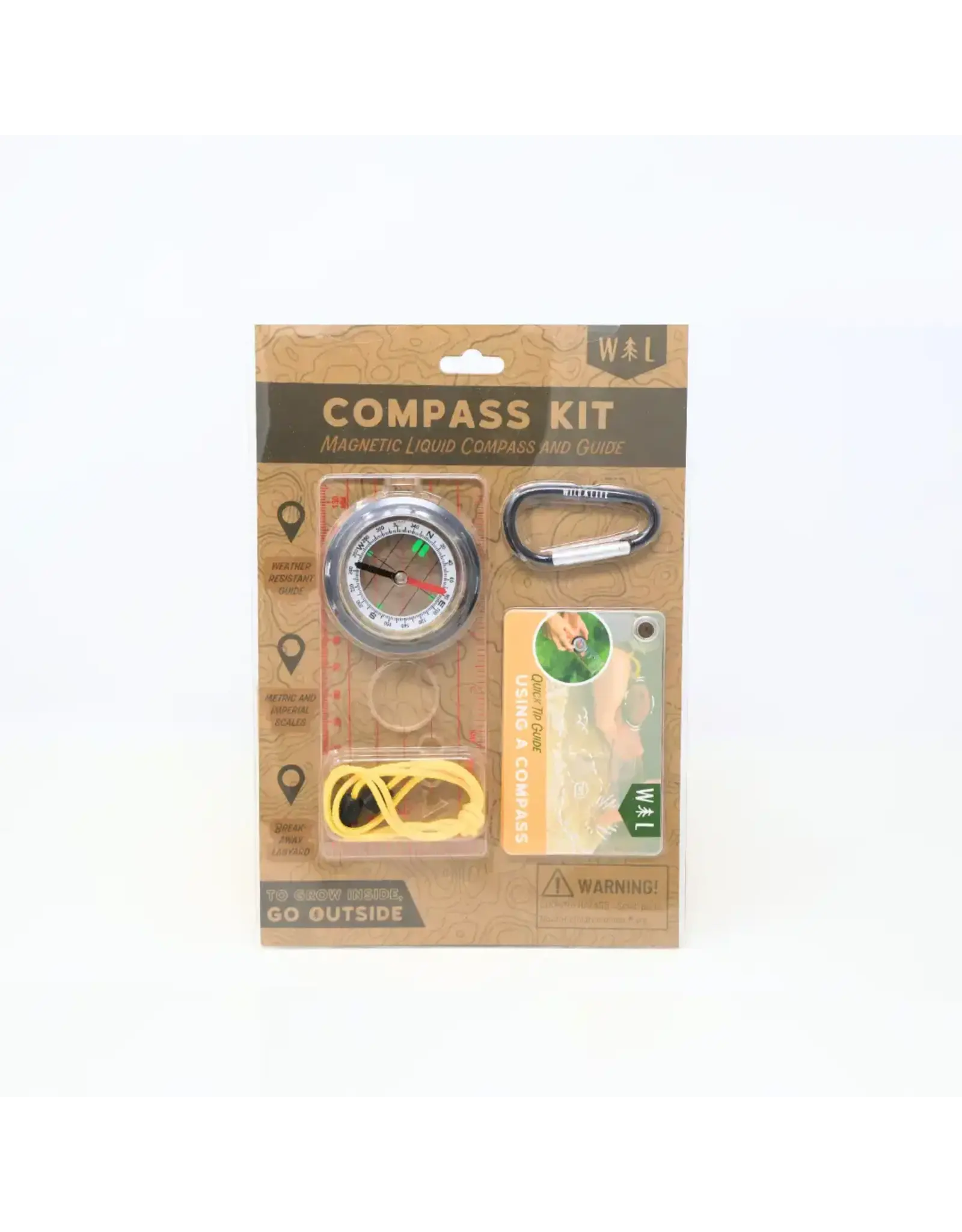 Wild Life Outdoor Adventures Magnetic Liquid Compass Kit