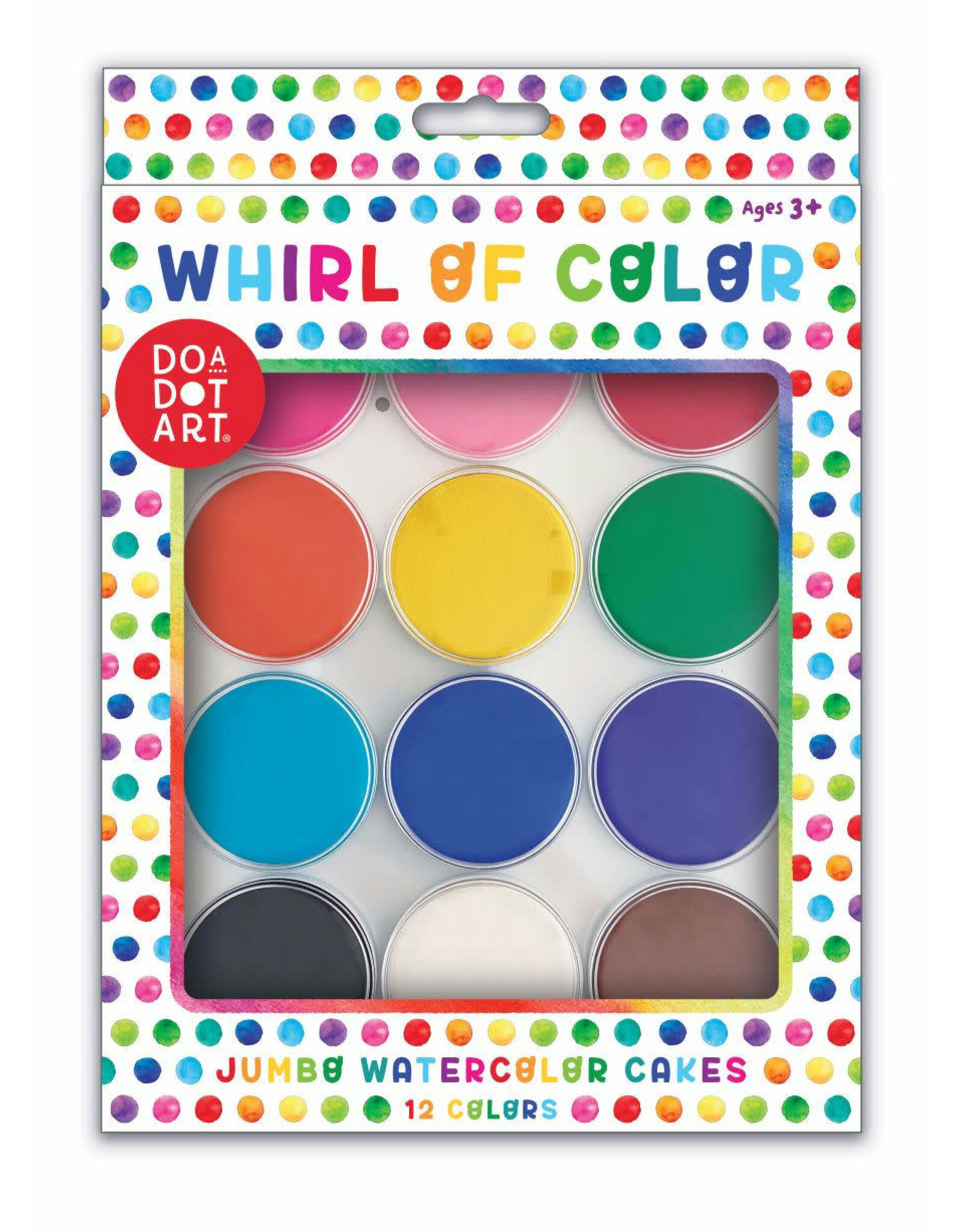 Do-A-Dot Art! Whirl of Color Jumbo Watercolor Cakes