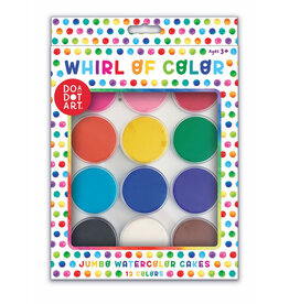 Do-A-Dot Art! Whirl of Color Jumbo Watercolor Cakes