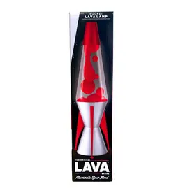 Schylling Lava Lamp Astrosurge Rocket Red & Clear