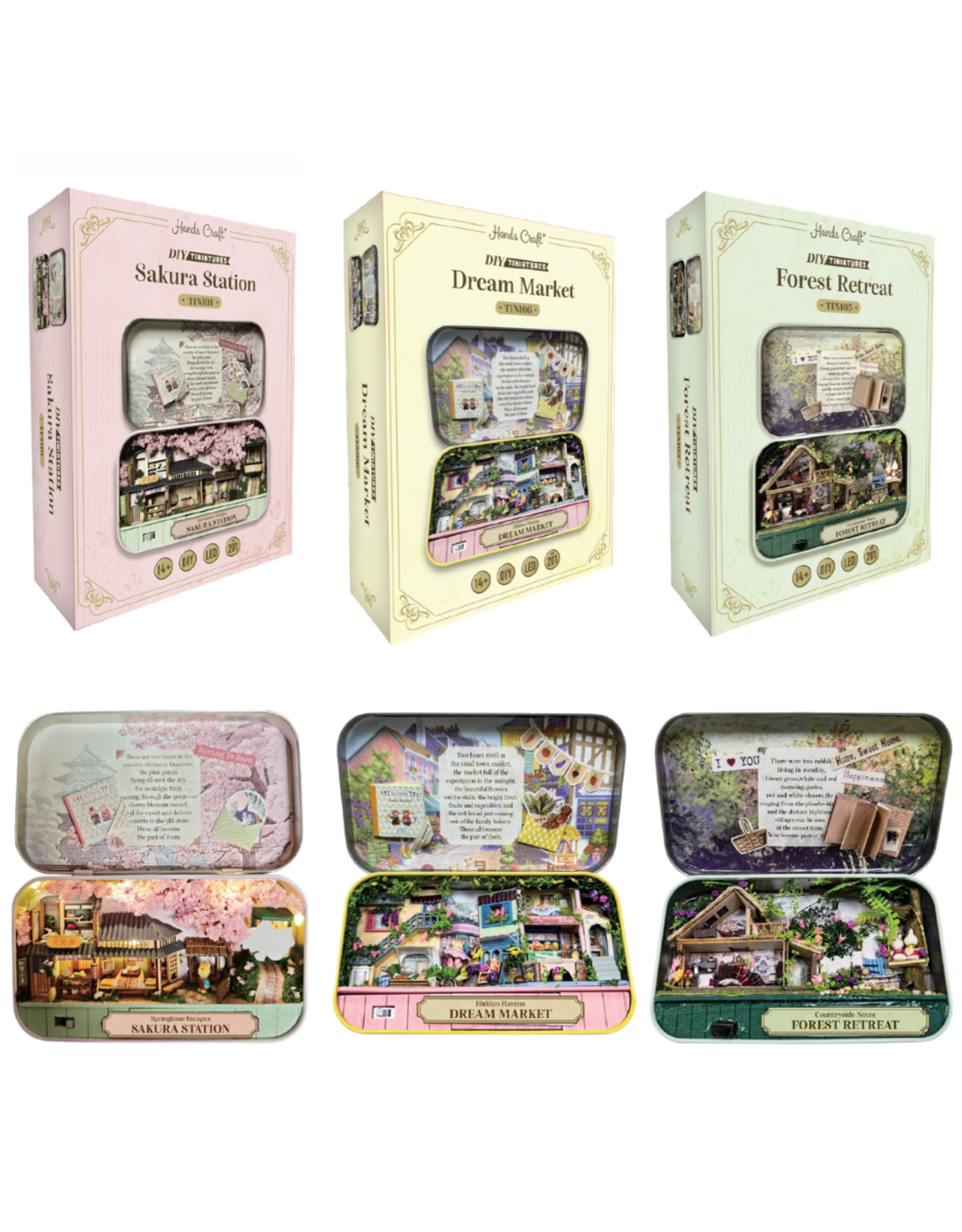 Hands Craft DIY Mini Tiniatures: Sakura Station