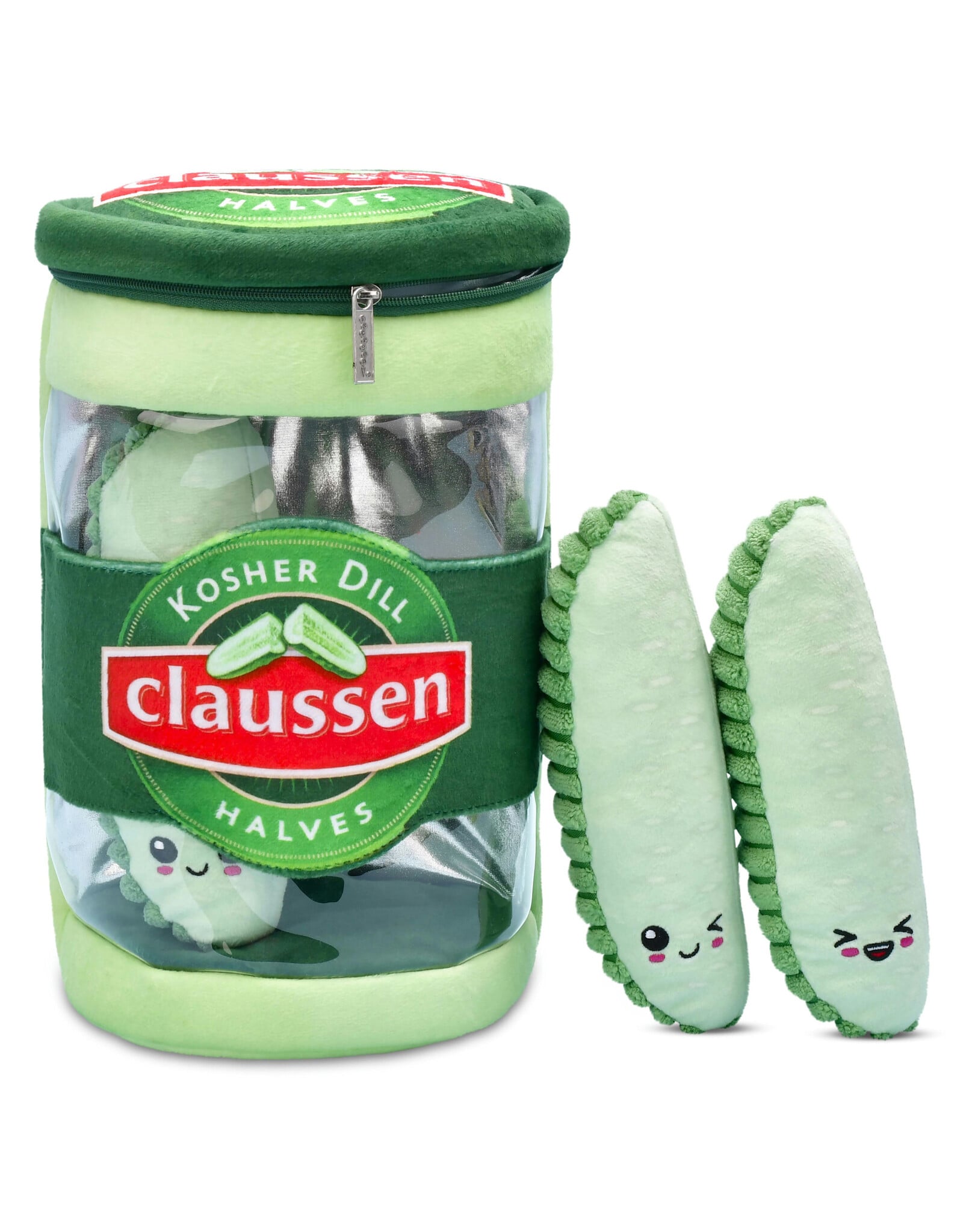 Iscream Claussen Pickles Packaging Plush