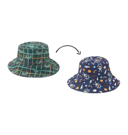 FlapJackKids Reversible Sun Hat Monkey & Alligator 2-4Years