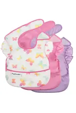 Tiny Twinkle Mess Proof Easy Bib Butterfly 3 Pack