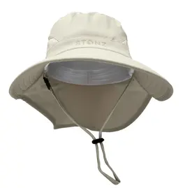 Stonz Sun Hat Buttercream 2-6Y