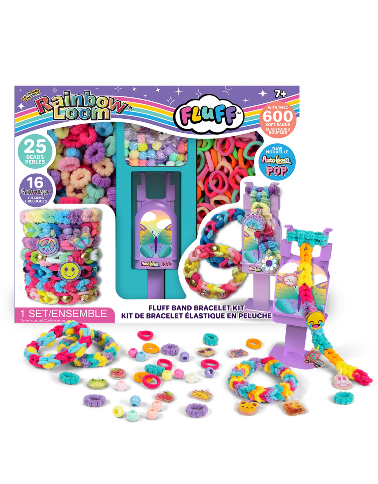 Rainbow Loom Rainbow Loom Fluff Band Bracelet Kit