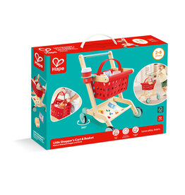Hape Shopping Cart Little Shopper's Cart & Basket