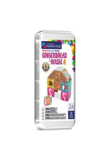 Magna-Tiles MAGNA-TILES microMAGS Gingerbread House Travel 24 Piece Set