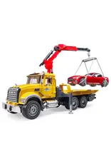 Bruder Toys America Inc Bruder MACK Granite Tow Truck with Roadster