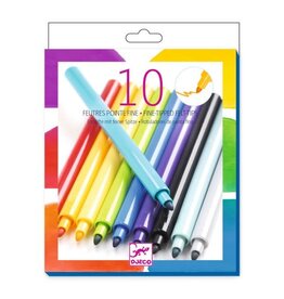 Djeco Djeco Fine Tip Pens - Rainbow
