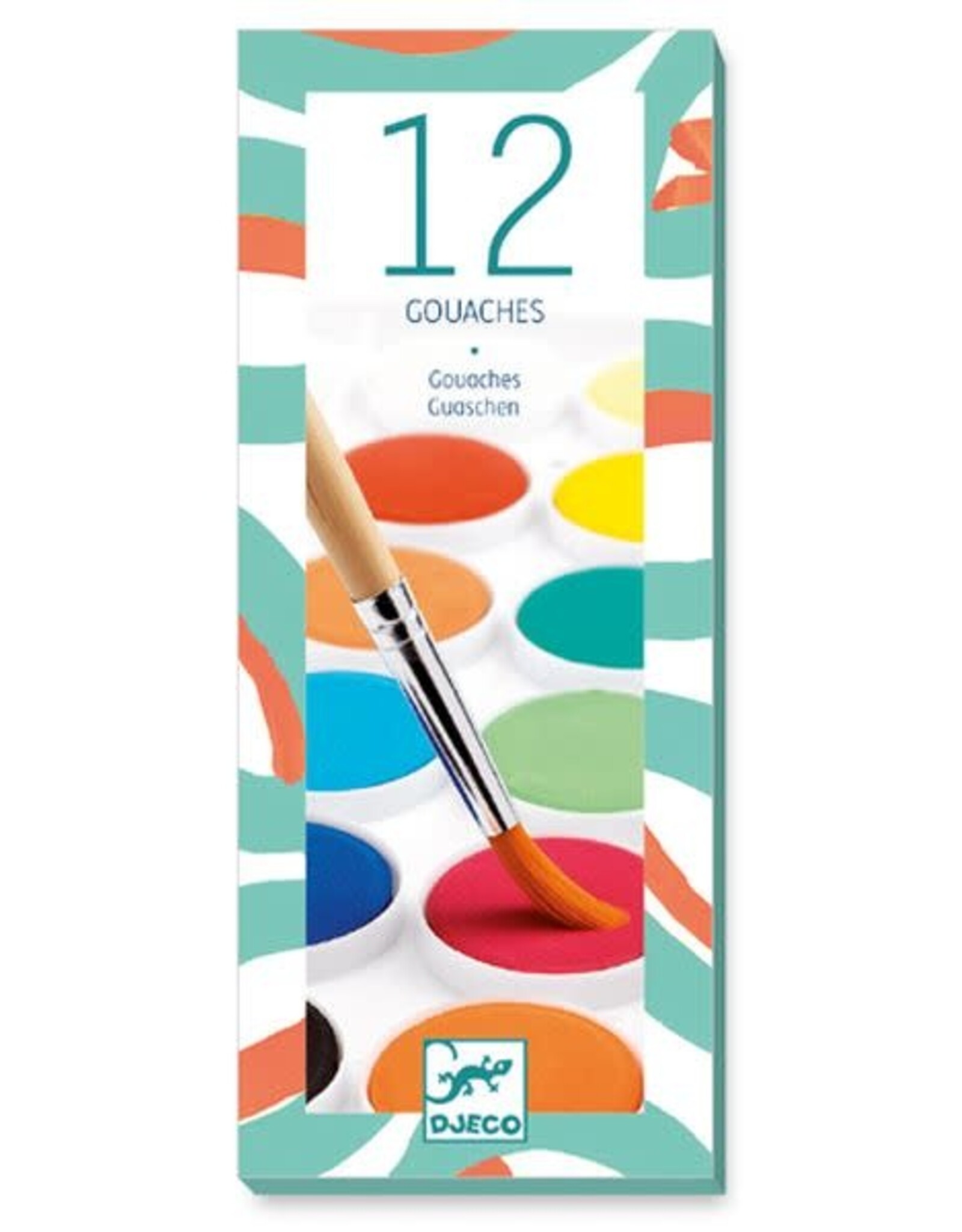 Djeco Djeco 12 Color Cakes - Classic