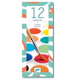 Djeco Djeco 12 Color Cakes - Classic