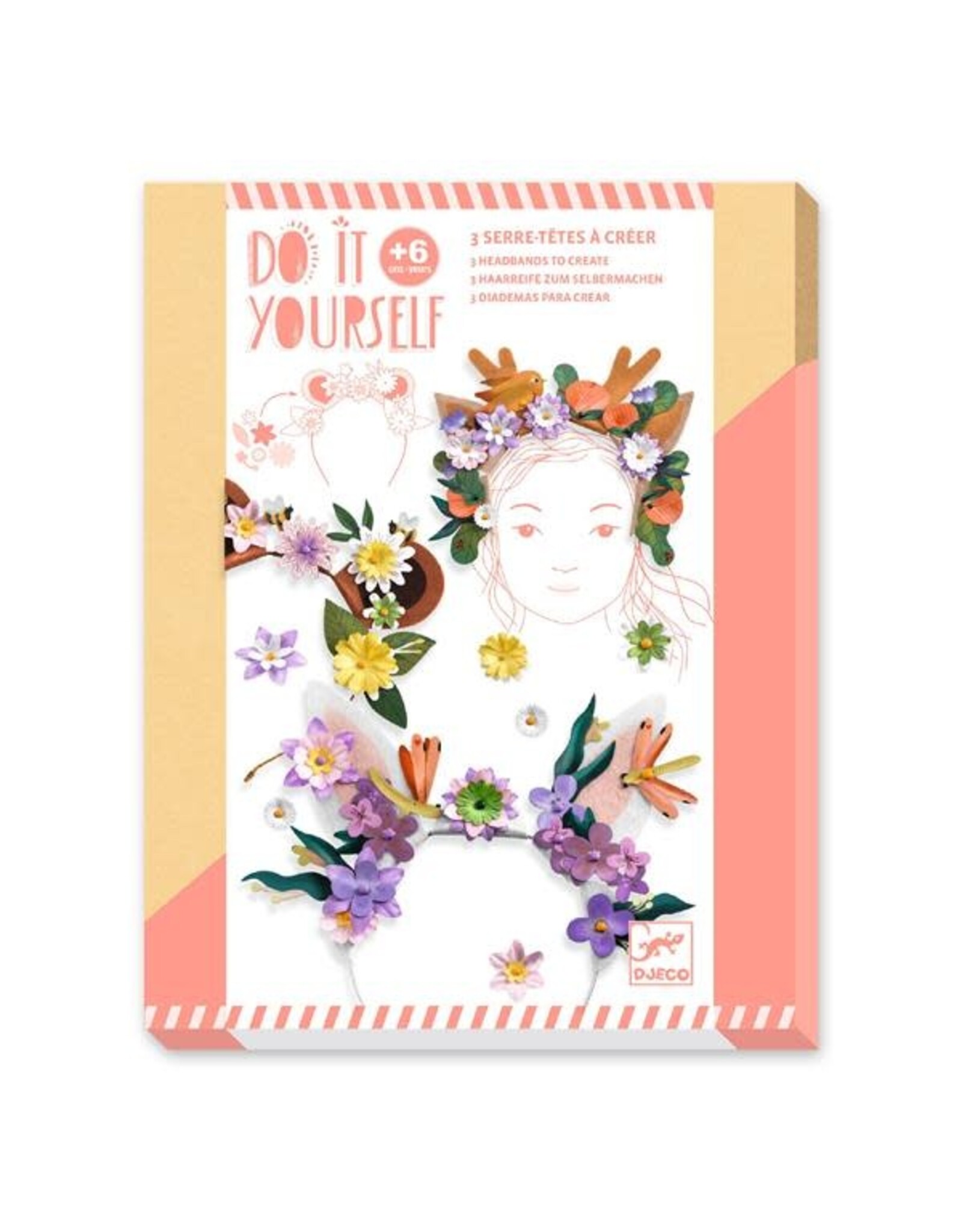 Djeco DIY Headbands - Flower friends