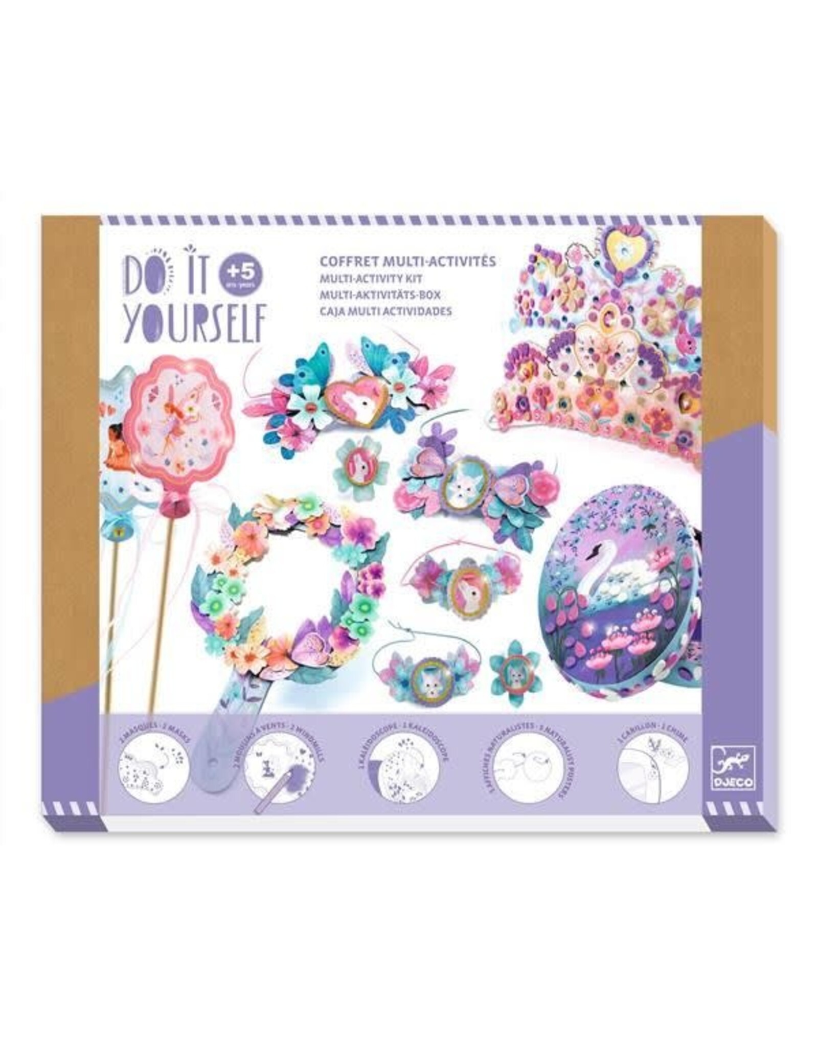 Djeco DIY Multi-Activity Kit - Nymphéa