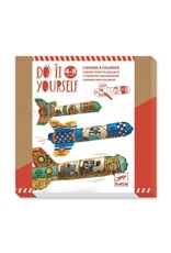 Djeco DIY To The Sky (3 planes to color)