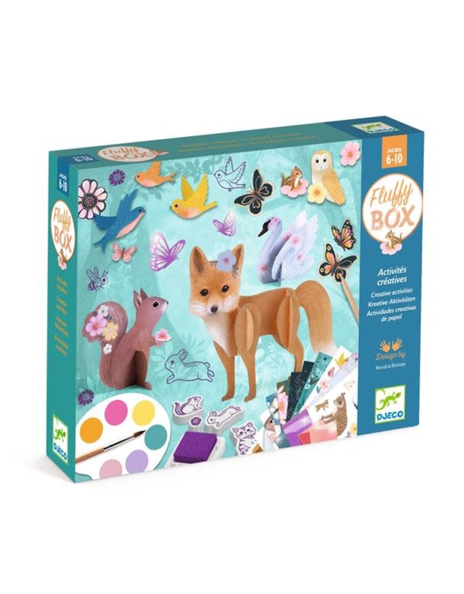 Djeco Multi Activity Kit Fluffy box