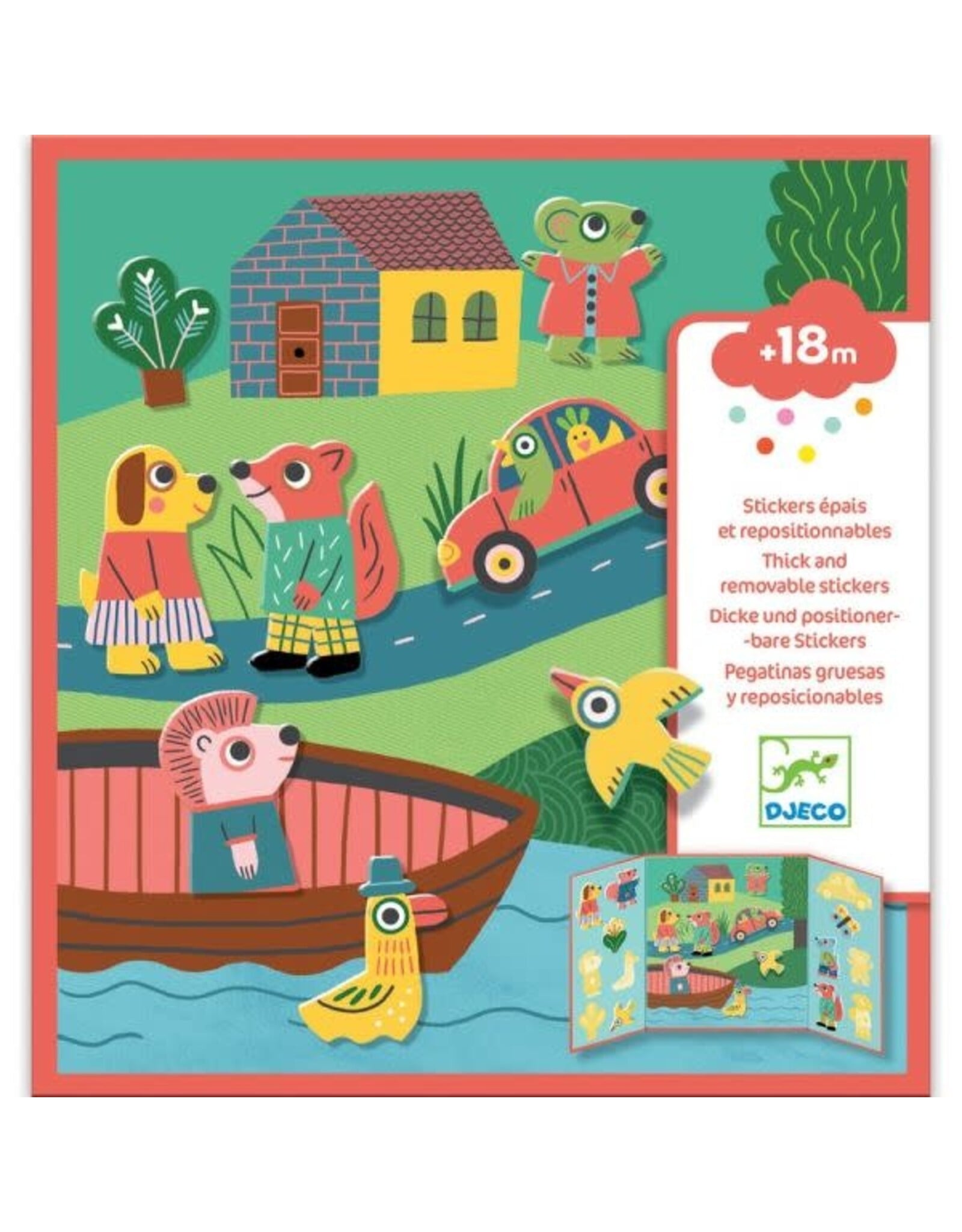 Djeco Stickers Animals