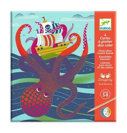 Djeco Scratch Card Topsy Turvy