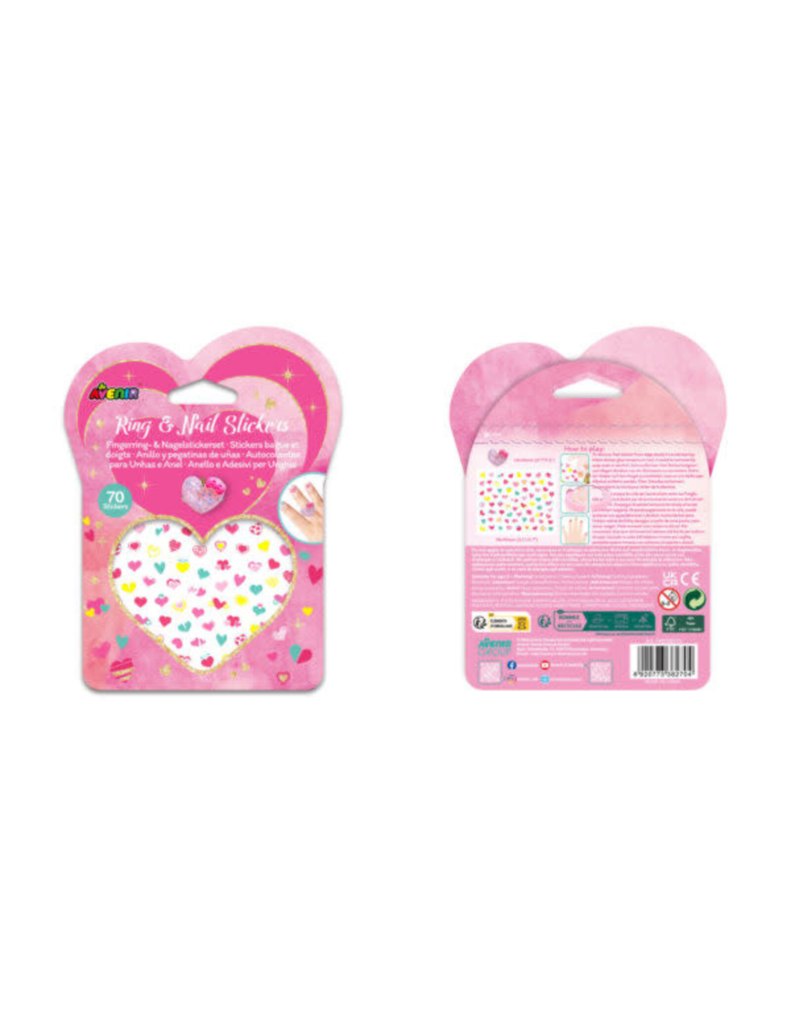 Avenir Fancy Me Ring and Nail Stickers