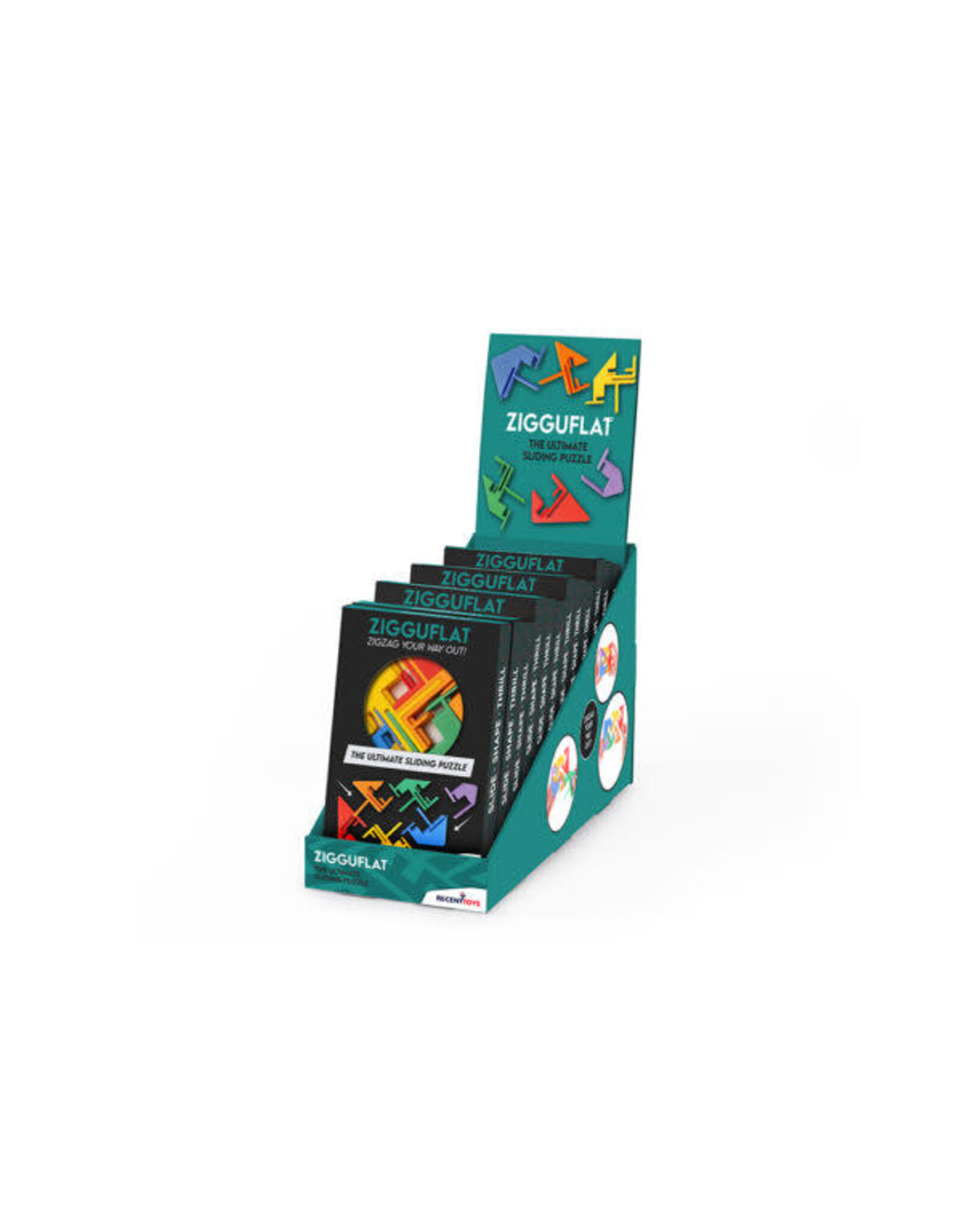 Recent Toys Zigguflat The Ultimate Sliding Puzzle
