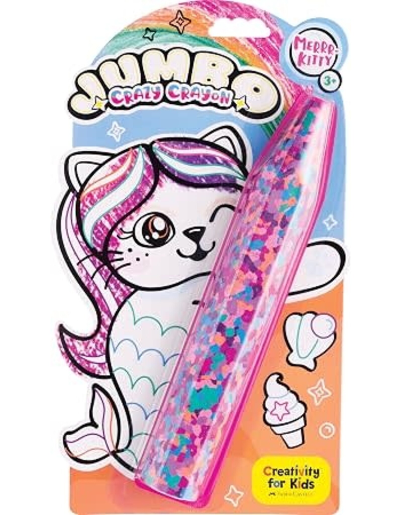 Creativity For Kids Jumbo Crazy Crayon Merr-Kitty
