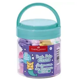 Faber Castell Desk Pets Eraser Set Mermaid