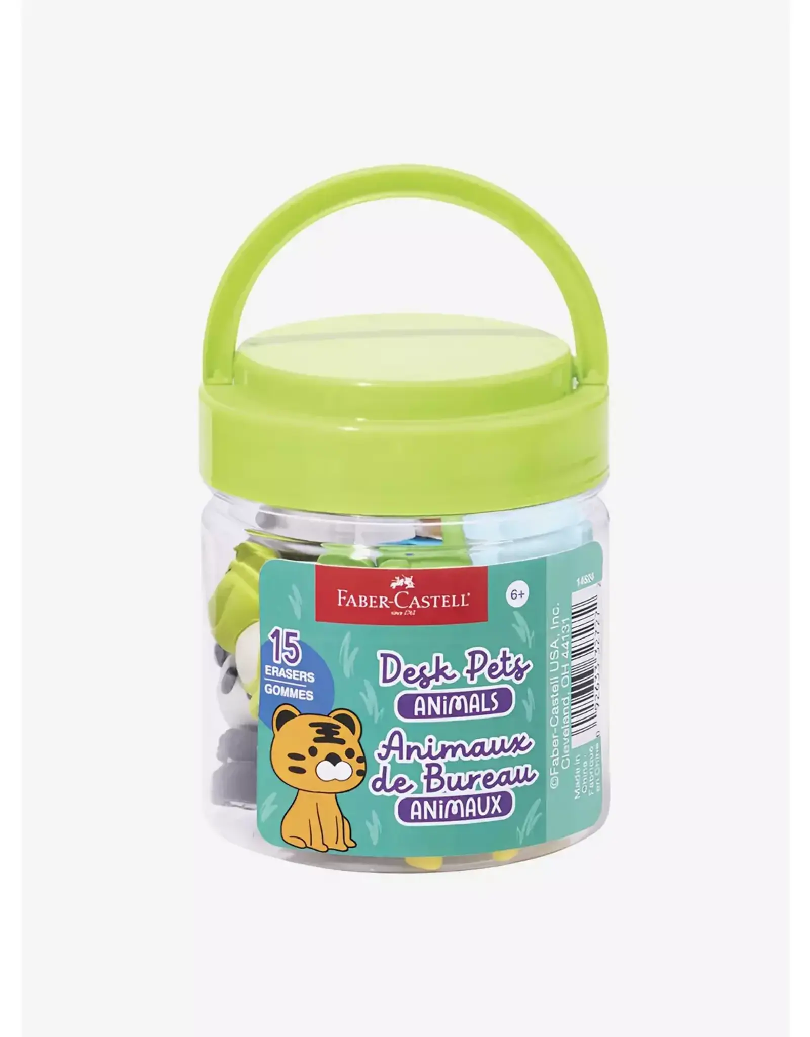 Faber Castell Desk Pets Eraser Set Animals