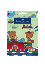 Faber Castell 12ct Goldfaber Bold & Easy Sketch Markers