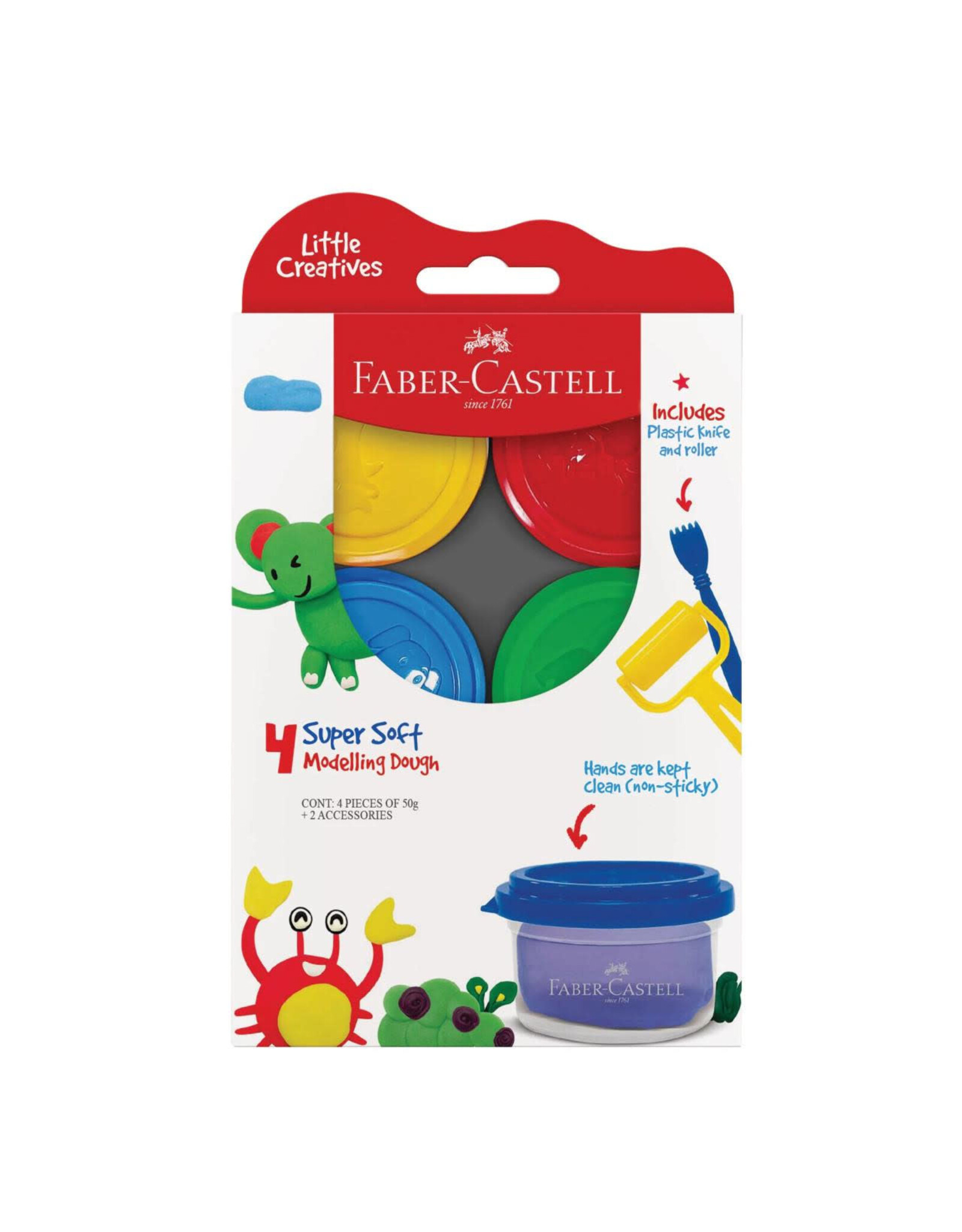 Faber Castell Little Creatives Modelling Dough Set of 4