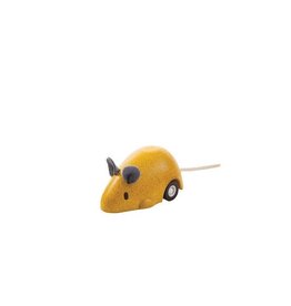 Plan Toys Moving Mouse - Yellow