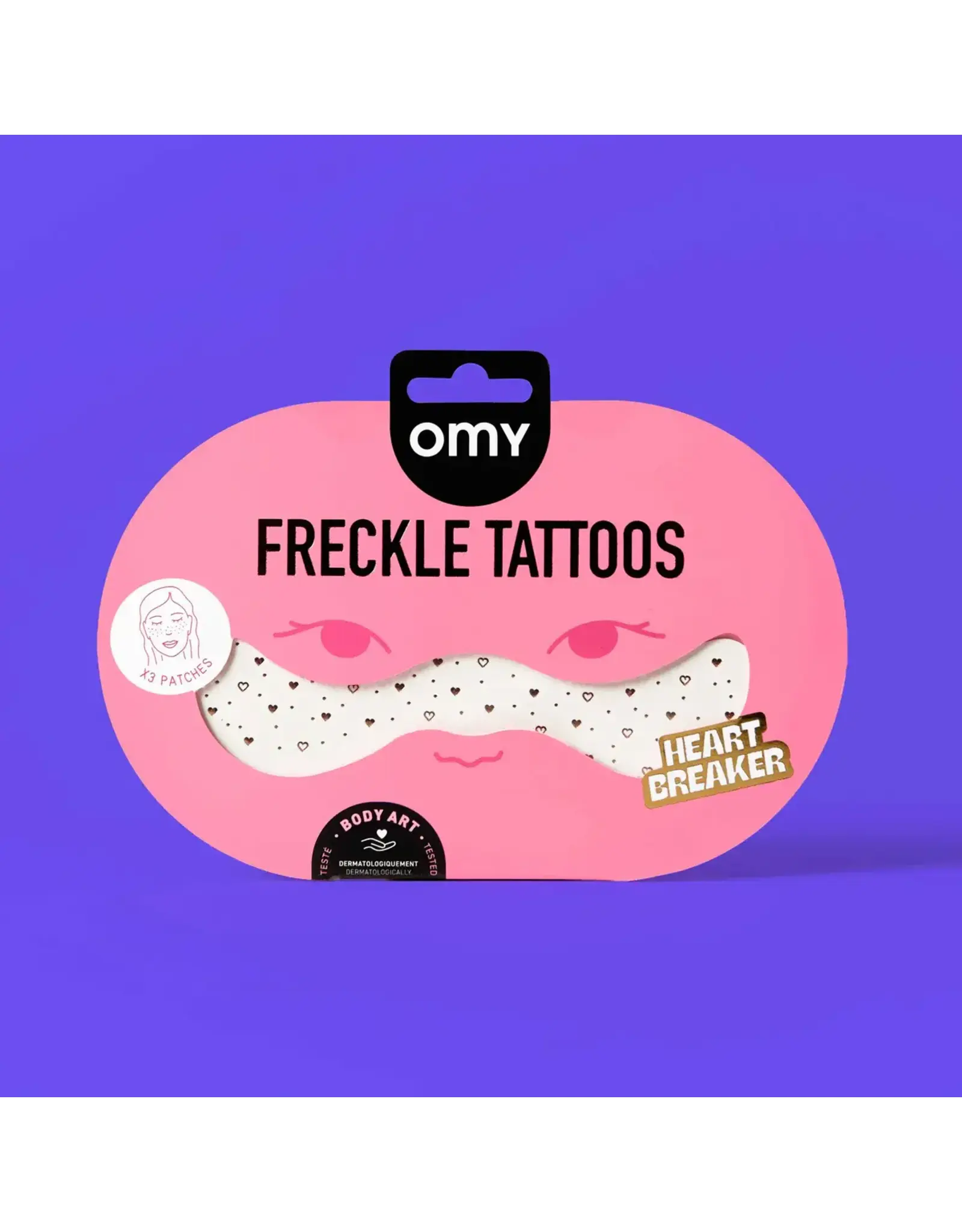 OMY Freckle Tattoos Heart Breaker
