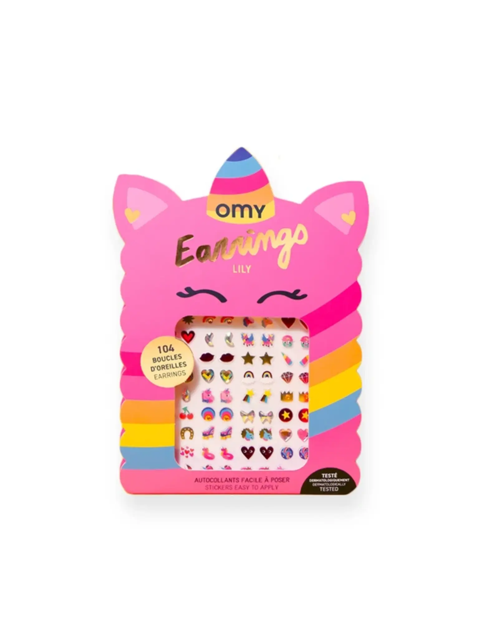OMY Kids Sticky Earrings Unicorn