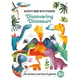 EDC Publishing Activity Book with Stickers Discovering Dinosaurs