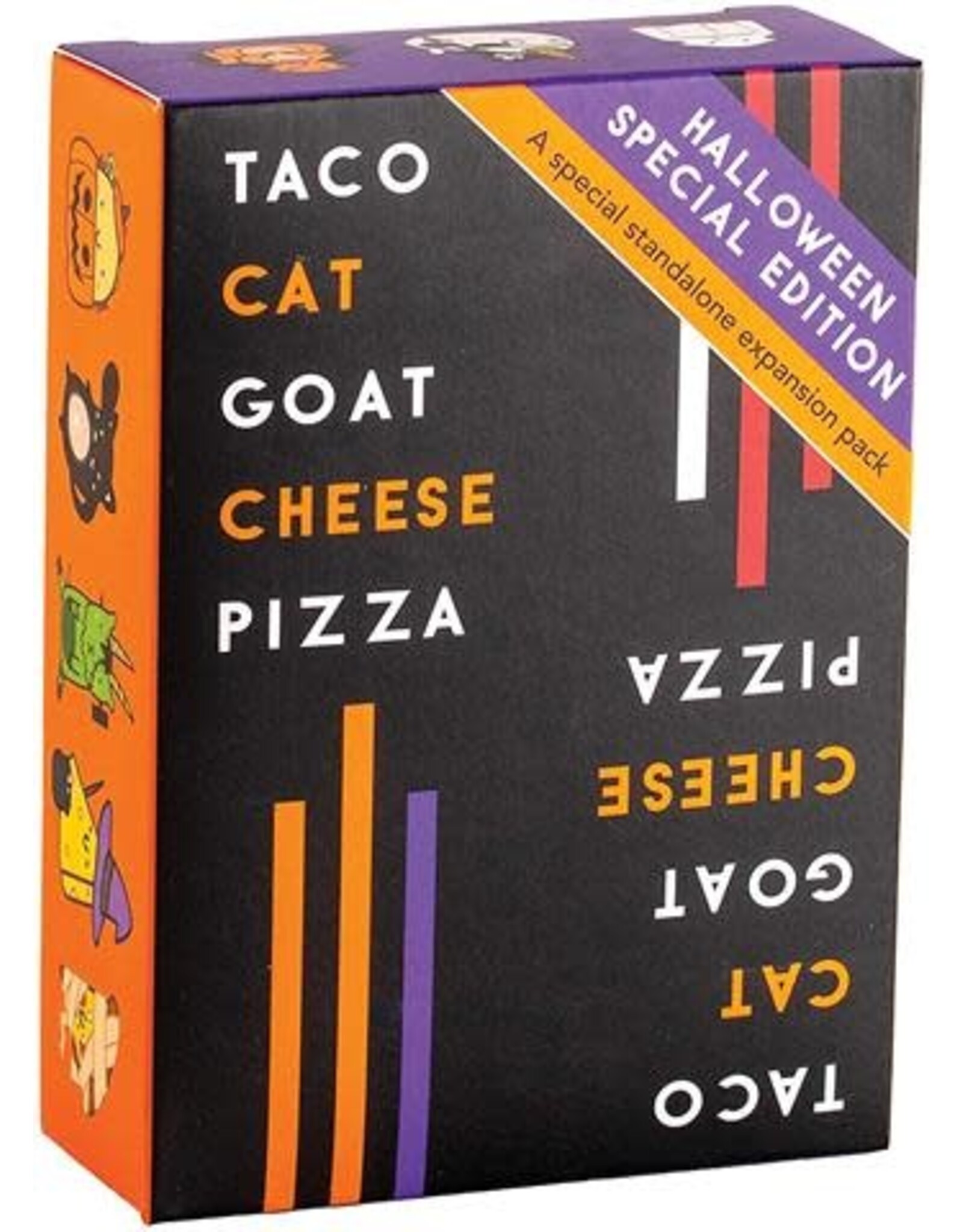 Blue Orange Taco Cat Goat Cheese Pizza Halloween Edition