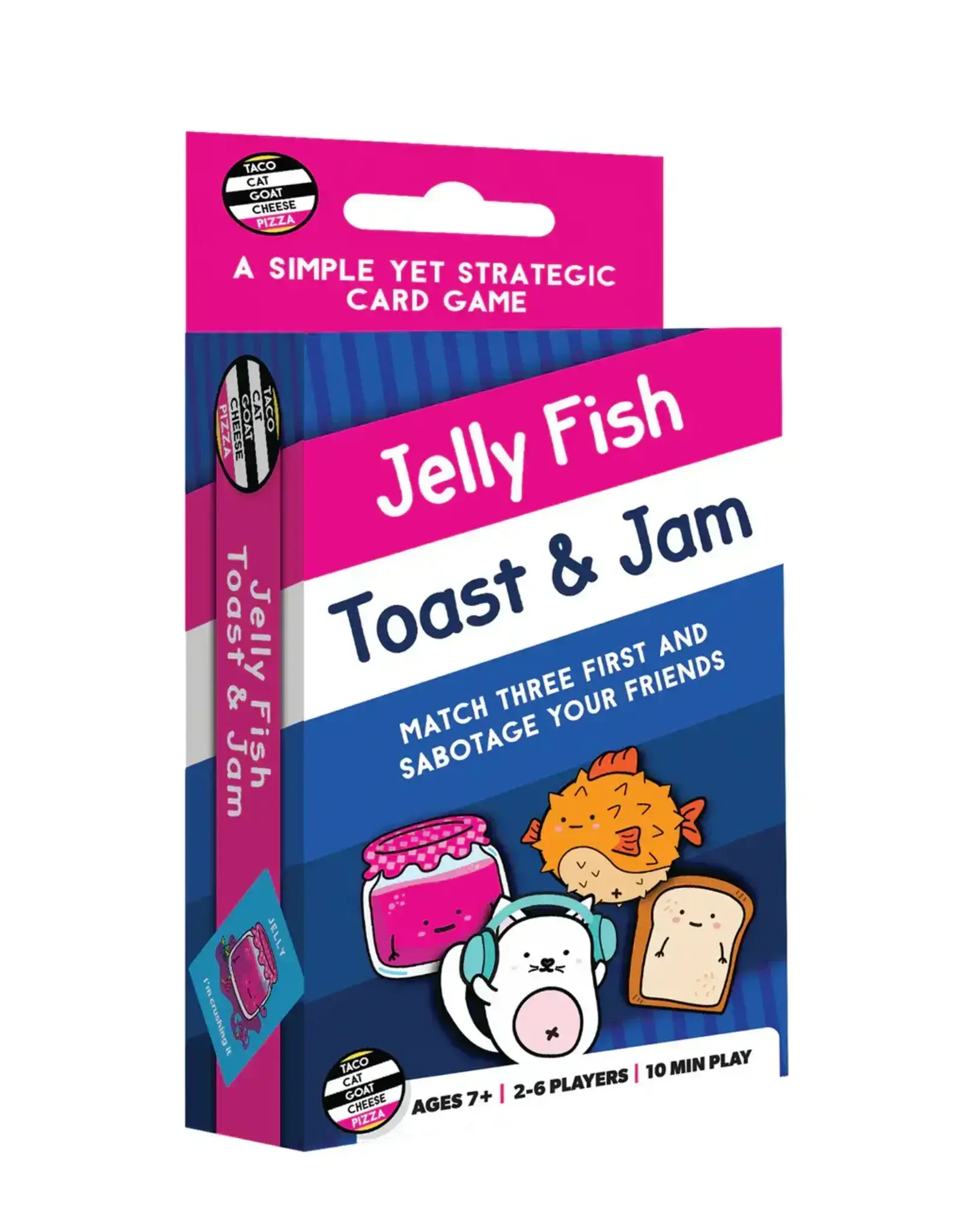 Blue Orange Jelly Fish Toast and Jam