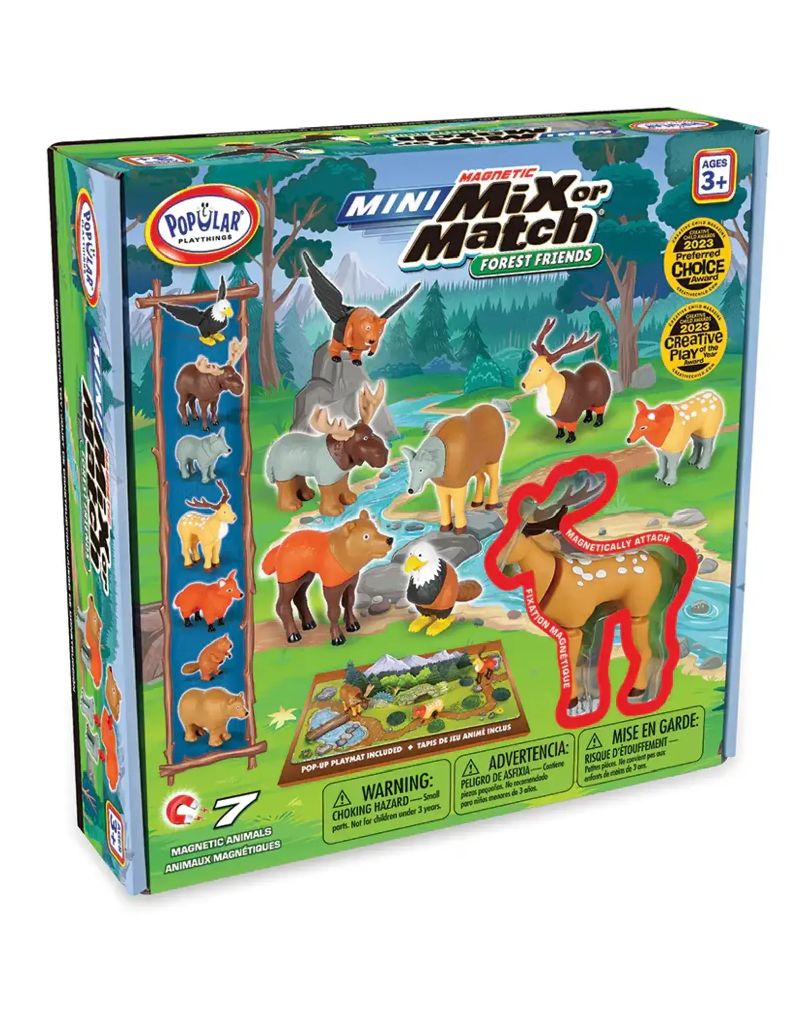 Popular Playthings Mini Magnetic Mix or Match Forest Friends