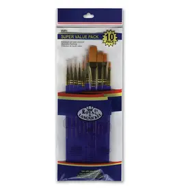 Royal & Langnickel 10 Piece Gold Taklon Brush Set