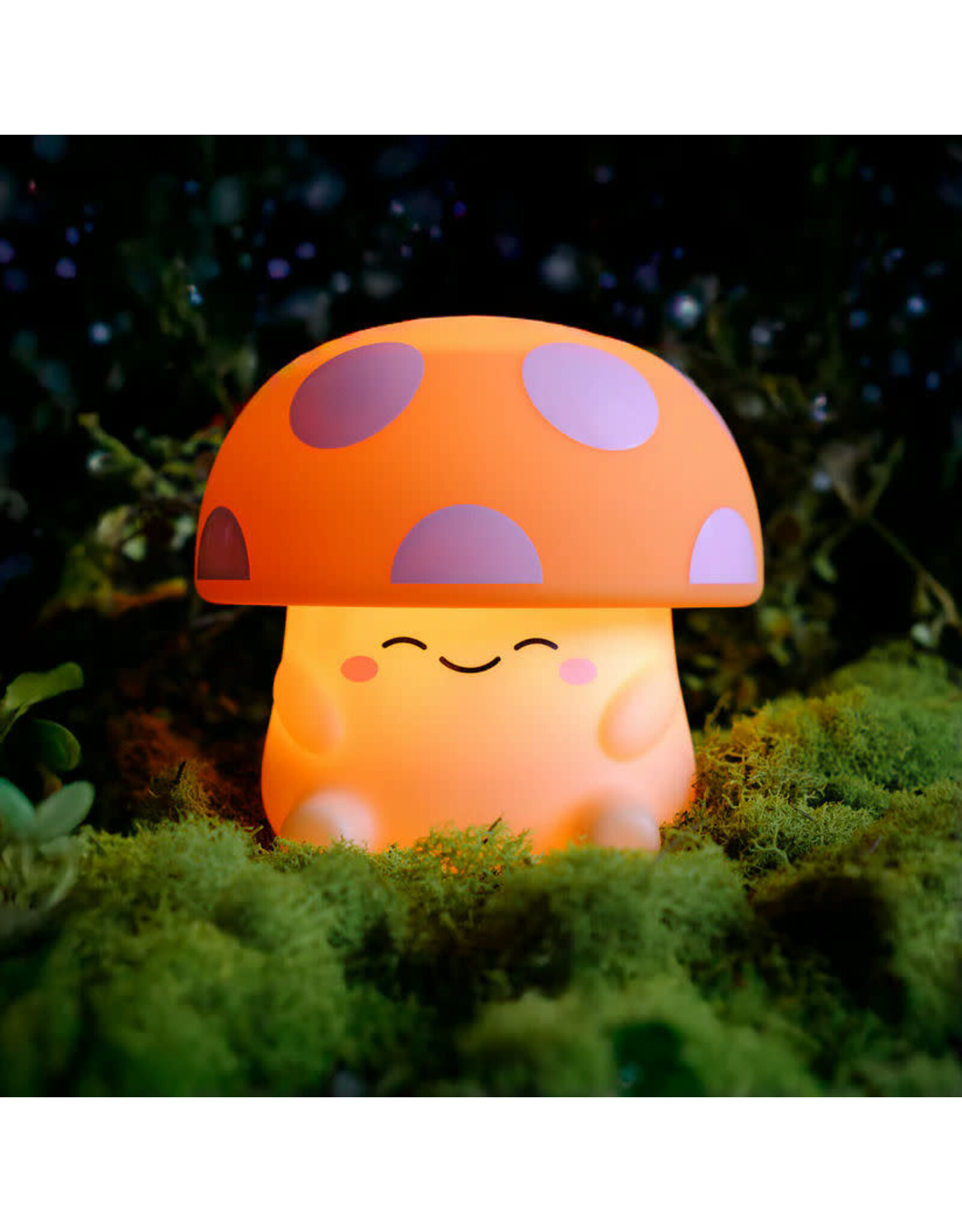 World Of Mushi Ambient Squishy Mushroom Light Orange