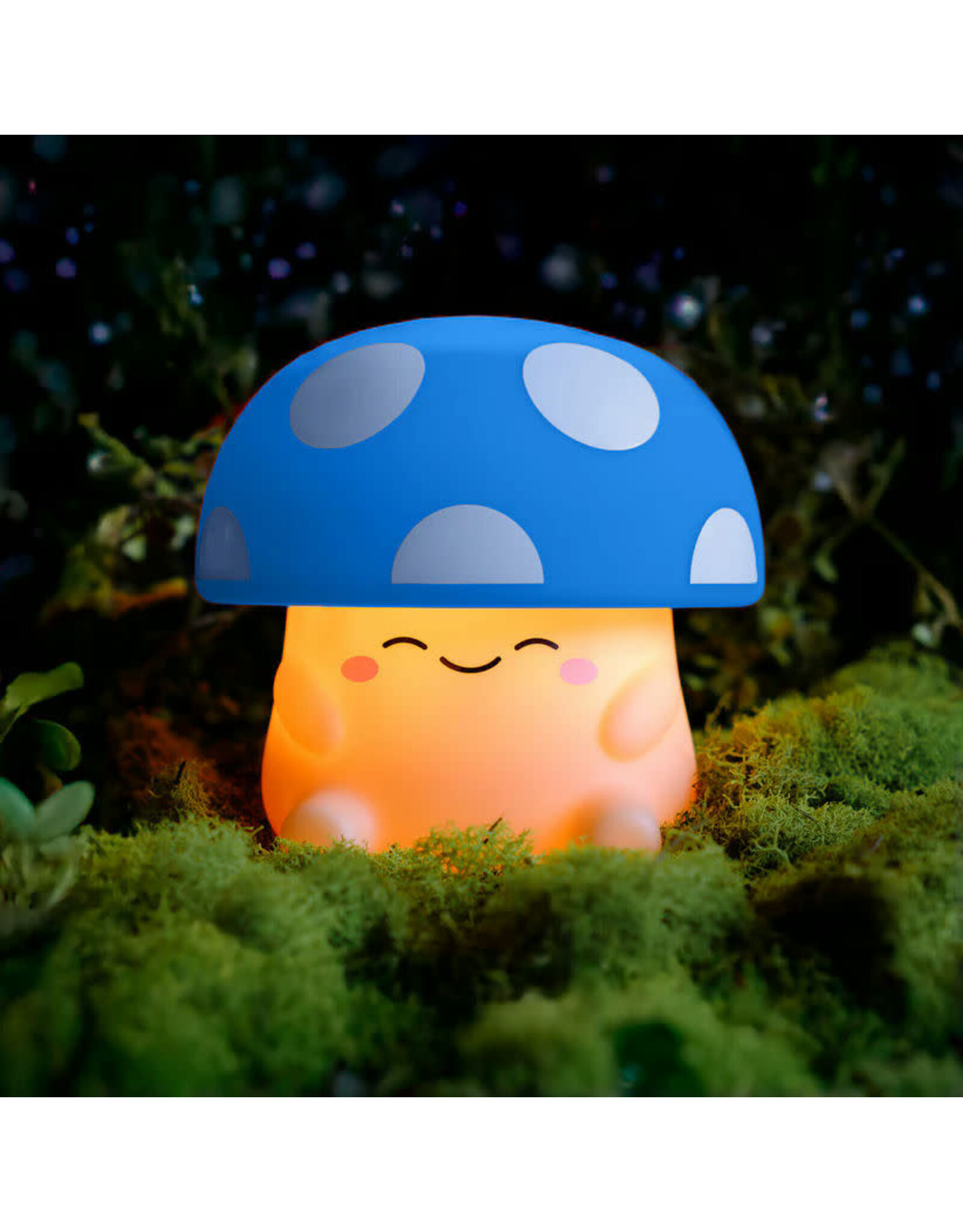 World Of Mushi Ambient Squishy Mushroom Light Blue