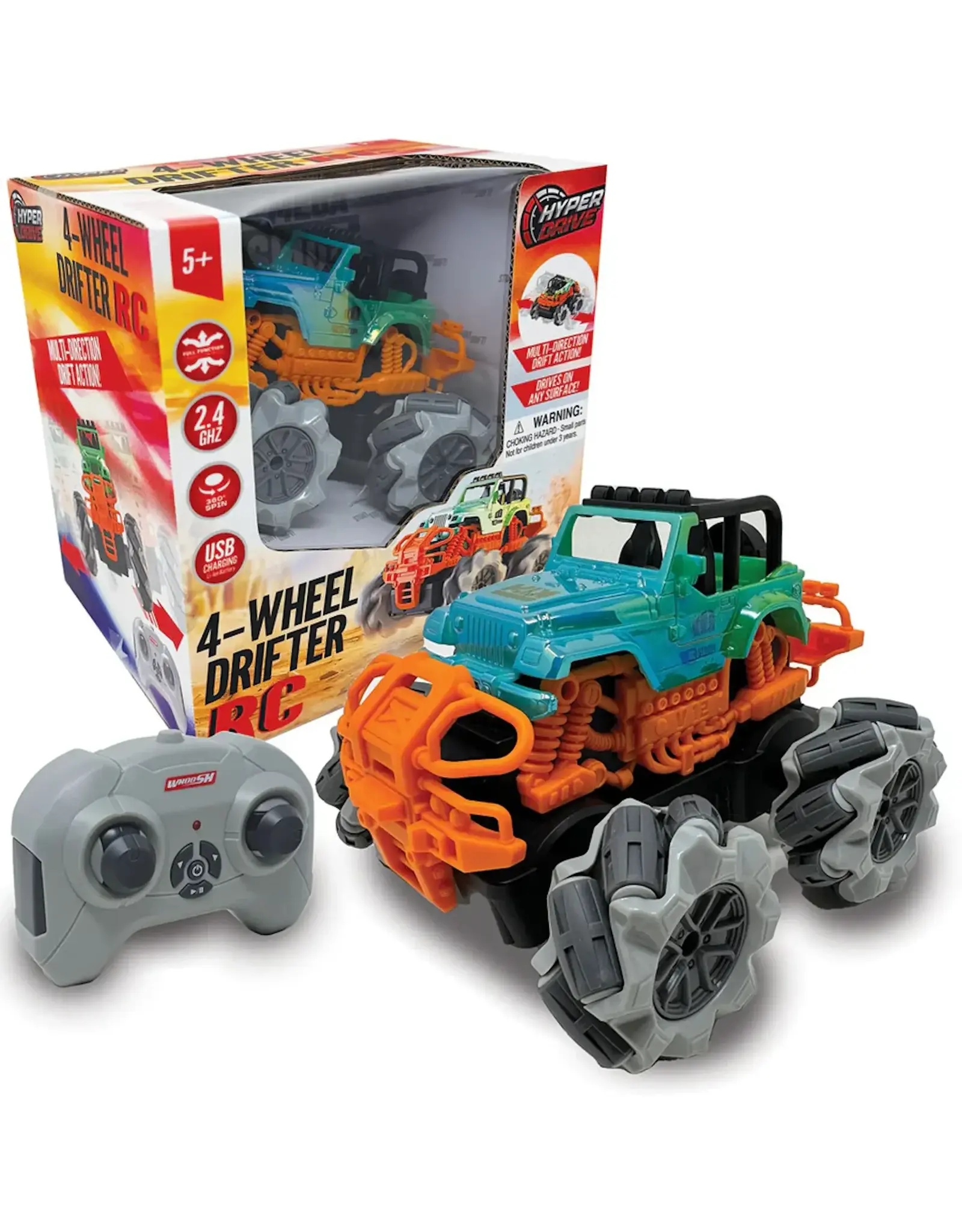 THiN AiR Brands Hyper Drive 4-Wheel Drifter RC