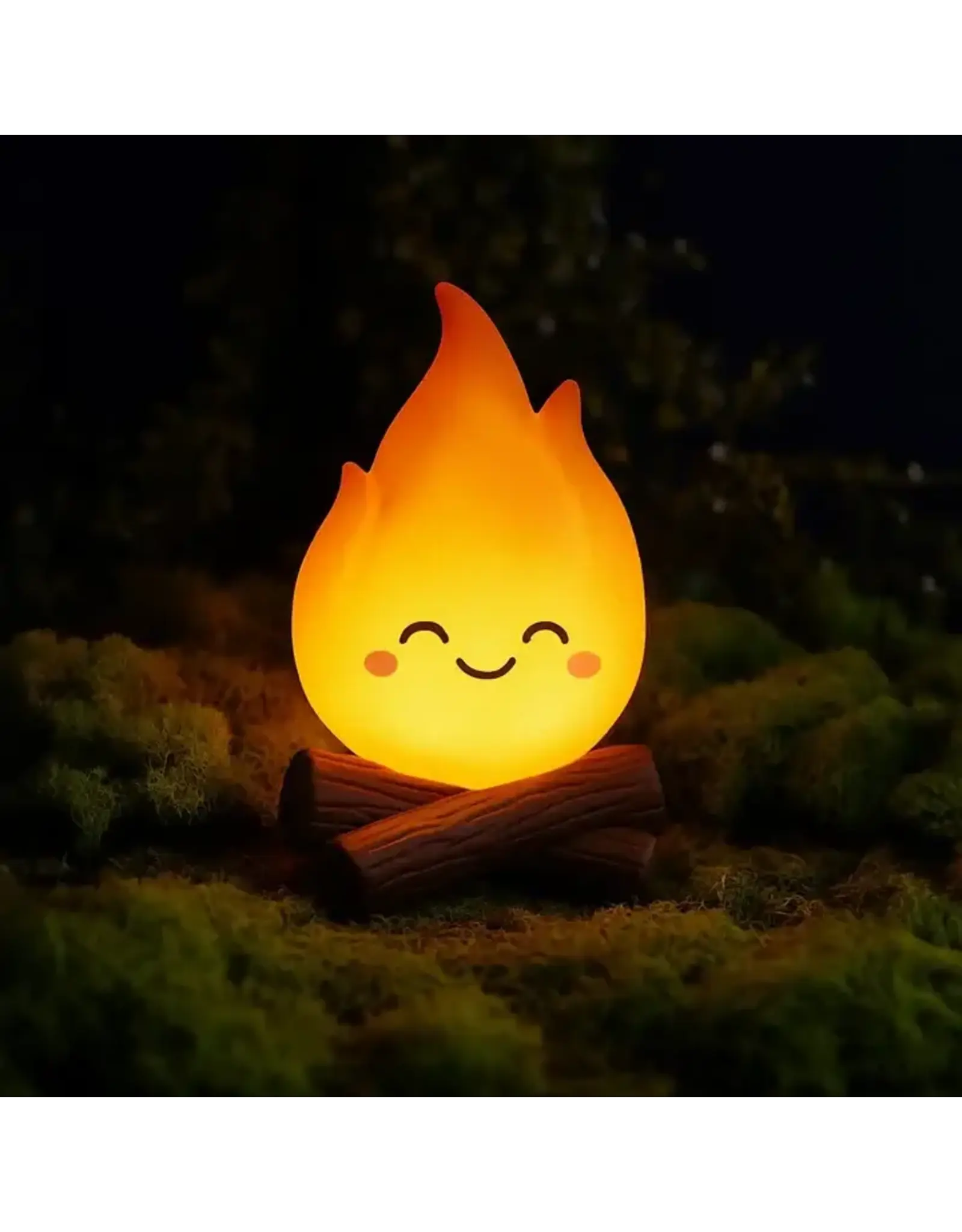 World Of Mushi Mushi Ambient Fire Night Light Squishy Silicone USB-C