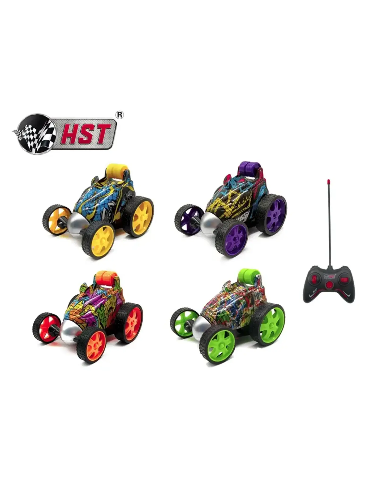 HST-US LLC Mini Twistaz Graffiti RC Stunt Car