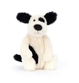 Jellycat Bashful Rufferty Black & Cream Puppy Little