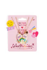 Great Pretenders Bodacious Besties Tear and Share Necklace