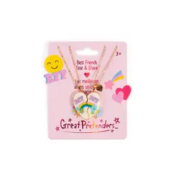 Great Pretenders Bodacious Besties Tear and Share Necklace