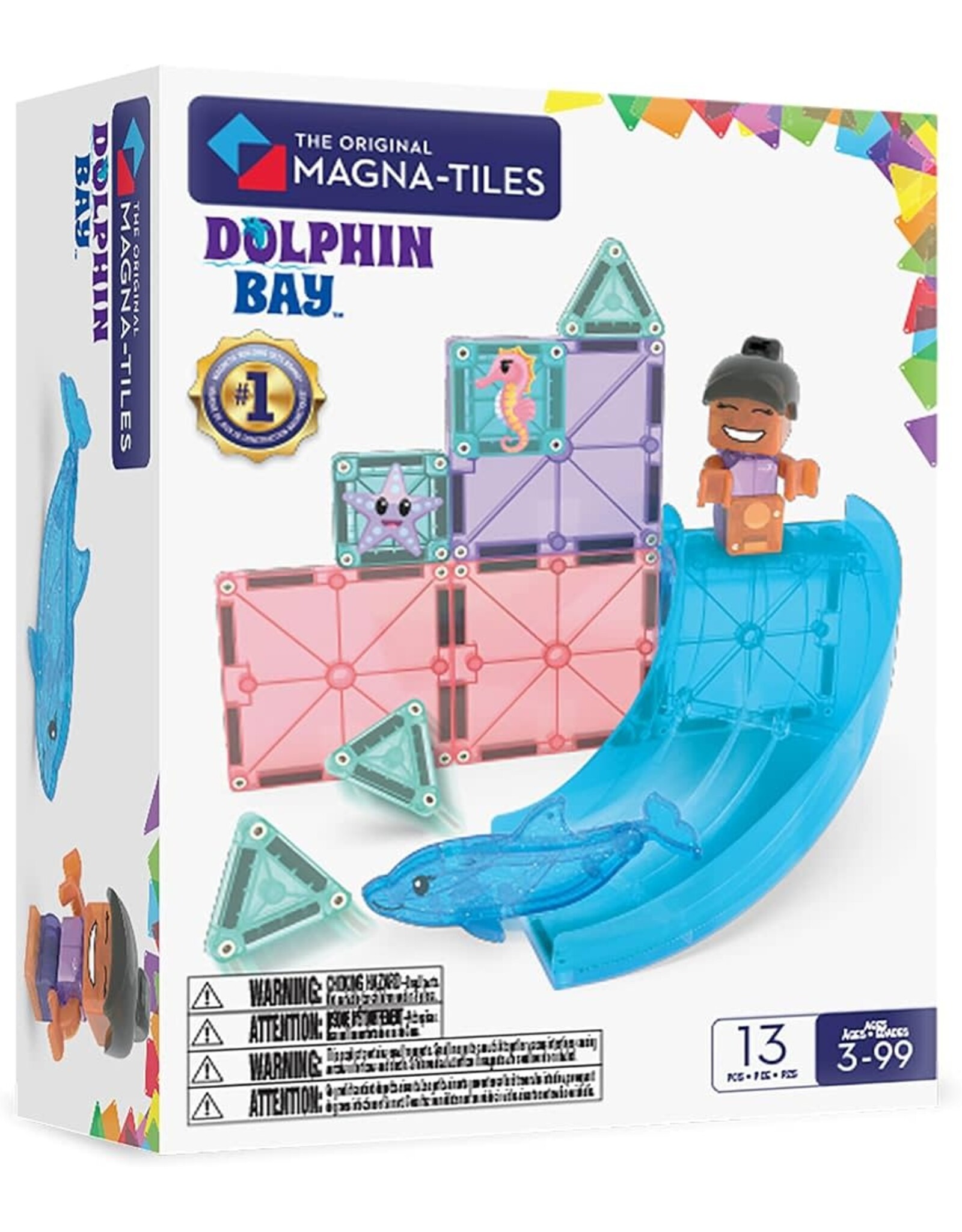 Magna-Tiles Magna-Tiles Dolphin Bay 13 Piece Set