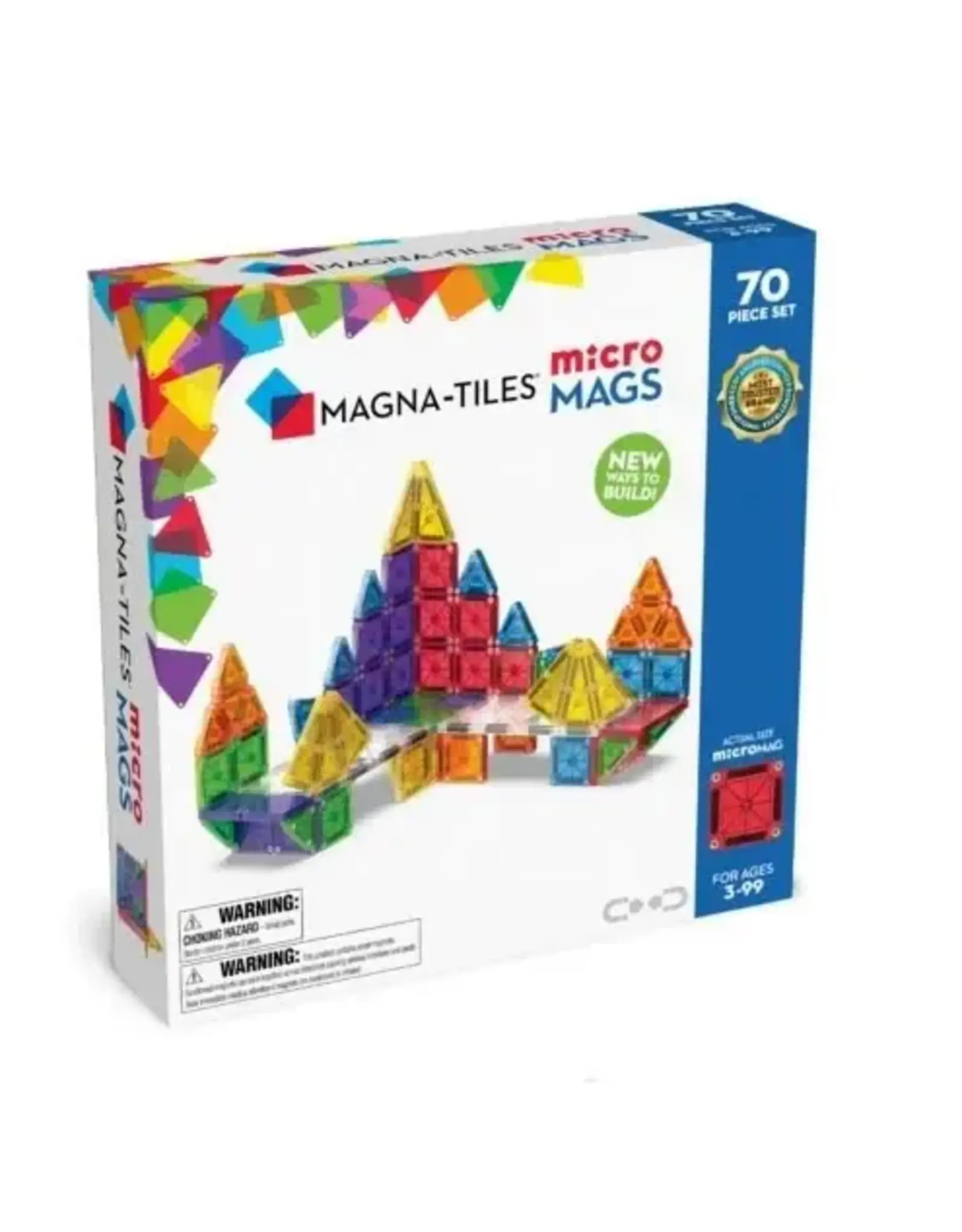 Magna-Tiles Magna-Tiles MicroMAGS Deluxe Set 70 Pieces