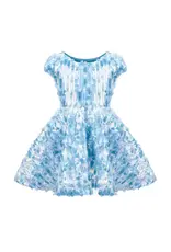 Great Pretenders Sequin Concert Queen Dress Blue Size 5-6